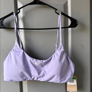 Nike Lavender Thin-Strap Sports Bralette